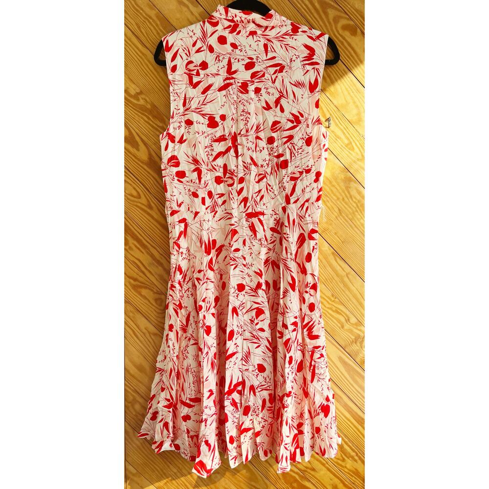 Hobbs London Belinda Fit and Flare Floral Print Shirt Dress - Picture 3 of 6